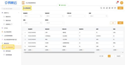 一套系統搞定辦公用品管理,行政工作省事不少